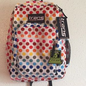 5 ⭐️rating! Jansport Supermax Multi Rainbow